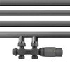 S SIENOC H-Valve Connection Set Centre Connection / Radiator Valves