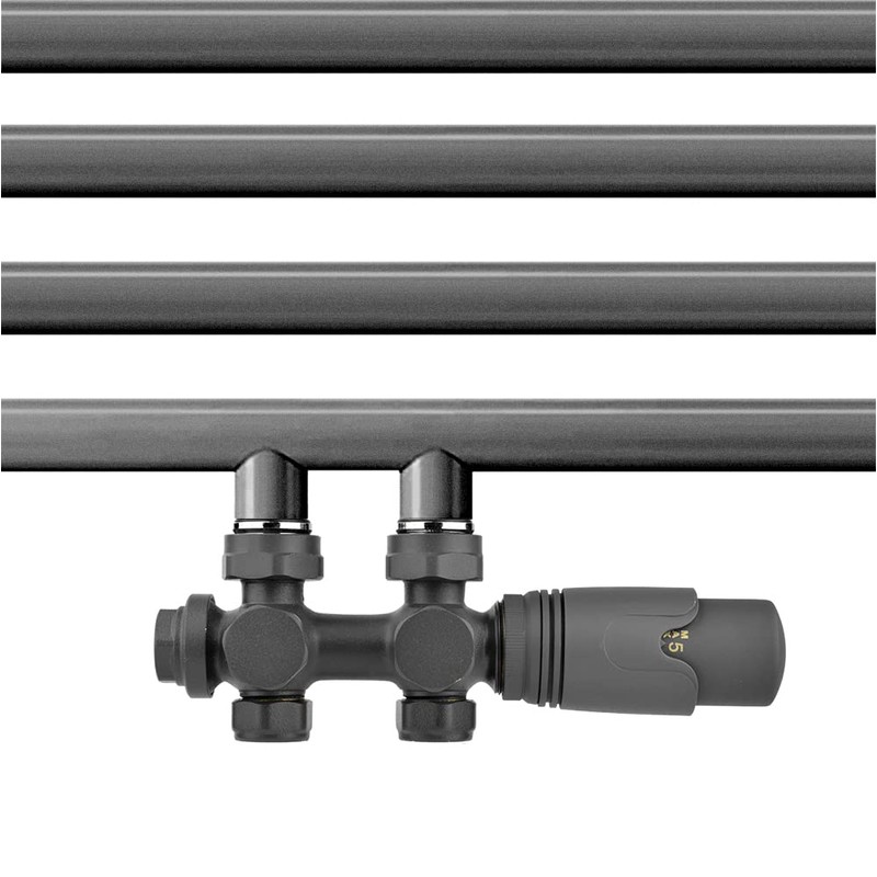 S SIENOC H-Valve Connection Set Centre Connection / Radiator Valves
