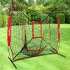 7x7 Ft Baseball Softball Practice Net for Pitching Batting Hitting