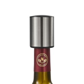 ELMWAY Wine Bottle Stoppers,Real Vacuum Wine Stoppers,Reusable Wine Preserver,Wine Corks Keep Fresh,Best Gifts for Wine Lovers for christmas gifts - Gunmetal