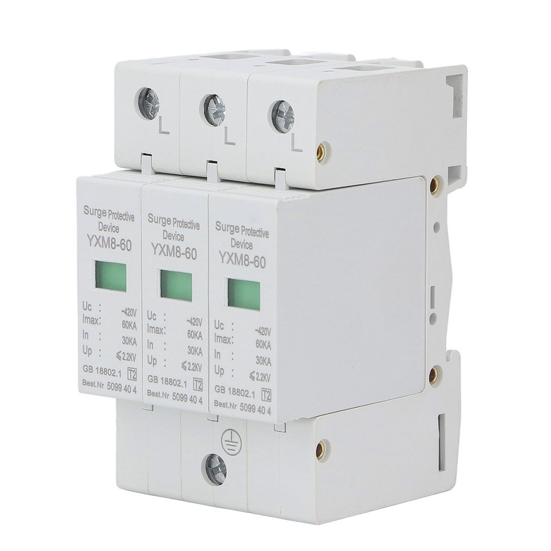 3P Surge Protective Device Flame Retardant PC Material Voltage Protection