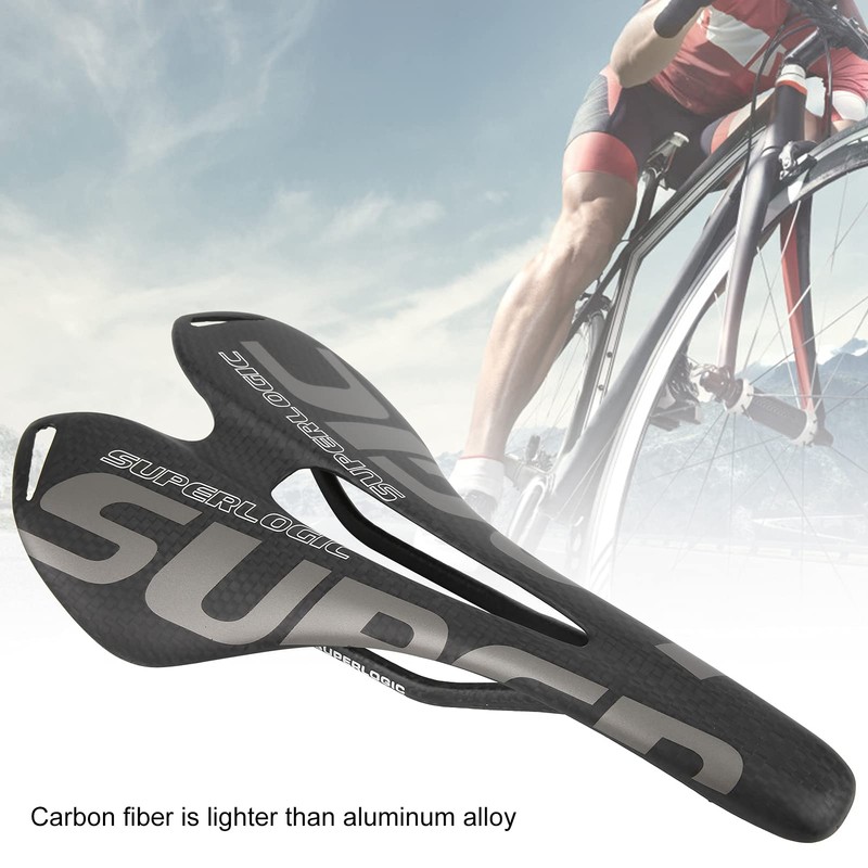 Full Carbon Fiber Saddle, High Strength Shockproof Carbon Fiber Road