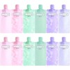 Flyanzebi 12Pcs Leak Proof Refillable Squeeze Pouches, Travel Containers for