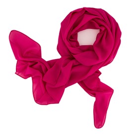 DOLCE ABBRACCIO SWEET LOVE Women's Chiffon Scarf / Stole for Spring, Summer, All Year Round -