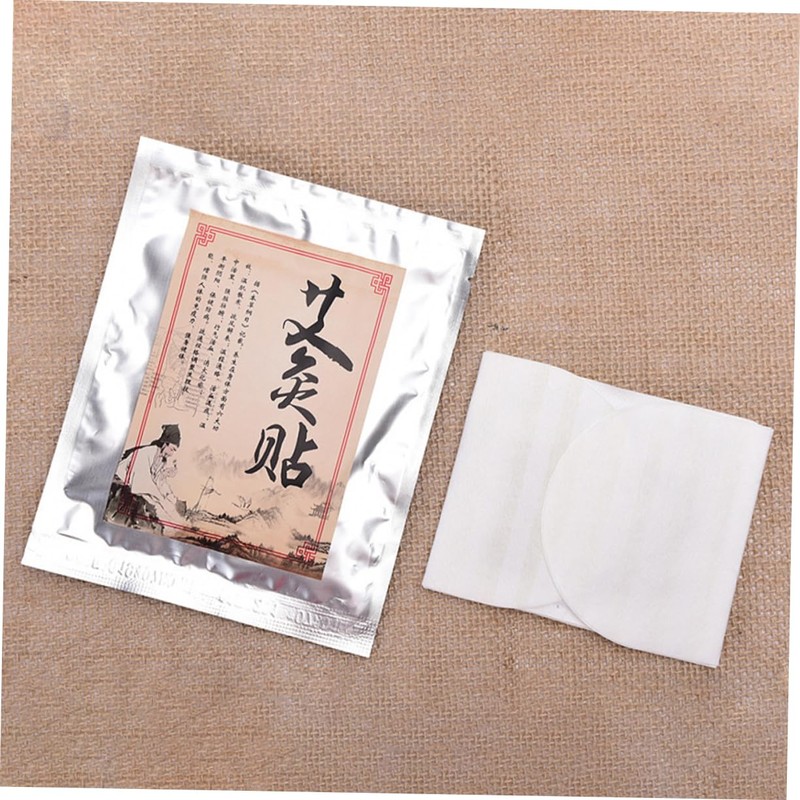 Healeved 4pcs Moxibustion Heat Patches for Joint Self-heating Wormwood Plasters