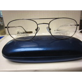 Via Milano 2 Via Milano EYEGLASS FRAMES Style PADRE Sz. 56-19-145 GUNMETAL  W/ Generic case