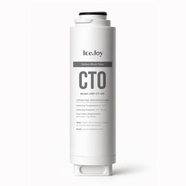 IceJoy CTO Under Sink Water Filter, for 3-Stage Ultra-Filtration System, High Capacity 2000 Gallons, 1 Pack
