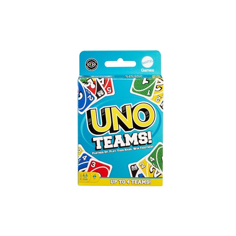 UNO Juego de Cartas Teams para niños de 7 años