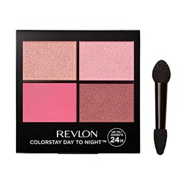 Revlon ColorStay Day to Night Eyeshadow Quad, Longwear Shadow Palette with Transitional Shades and Buttery Soft Feel, Crease & Smudge Proof, 565 Pretty, 0.16 oz