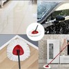 4 Pack Spin Mop Replacement Heads with 1 Rotating Mop