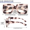 REAVEE 3 Pack Oversized Reading Glasses for Women Large Frame