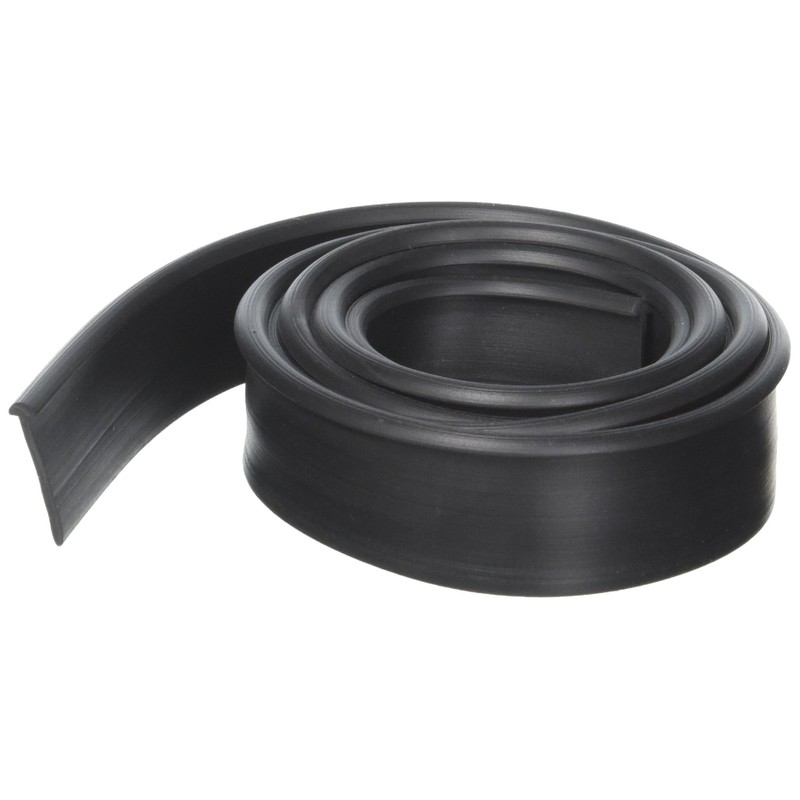 CRL Black Half-Round"T" Type Shower Door Bottom Seal and Sweep