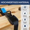 Lashing Straps with Clamping Lock and Rubber Protector for Quick