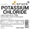 Potassium Chloride 100g 100% Pure - Free from Fillers Binders