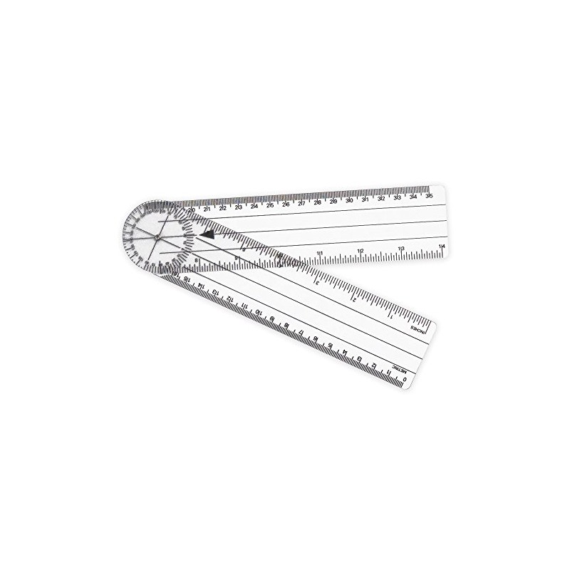 Rehabilitation Advantage Plastic Spinal Goniometer 360 Degree ISOM