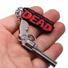 Metal Keyring Silver Plated Solid Metal Keychain