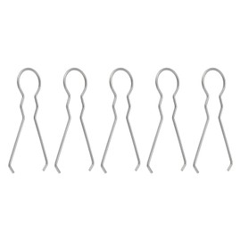 Be In Your Mind Pack of 5 Bicycle Chain Splitter 87.5 x 24.5 mm for Road Bike Sports Bike Bicycle Mountain Bike Removal Chain Link Tool Chain Hook Auxiliary Tool Silver