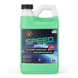 VPD 2-in-1 Quick Detailer & Waterless Car Wash, 1 Gallon Speed Shine – Fast Car Wash Without Water, Adds Gloss to Paint & Glass, Safe for Chrome, Trim & Clear Coat, No Rinse, Easy On-The-Go Cleaning