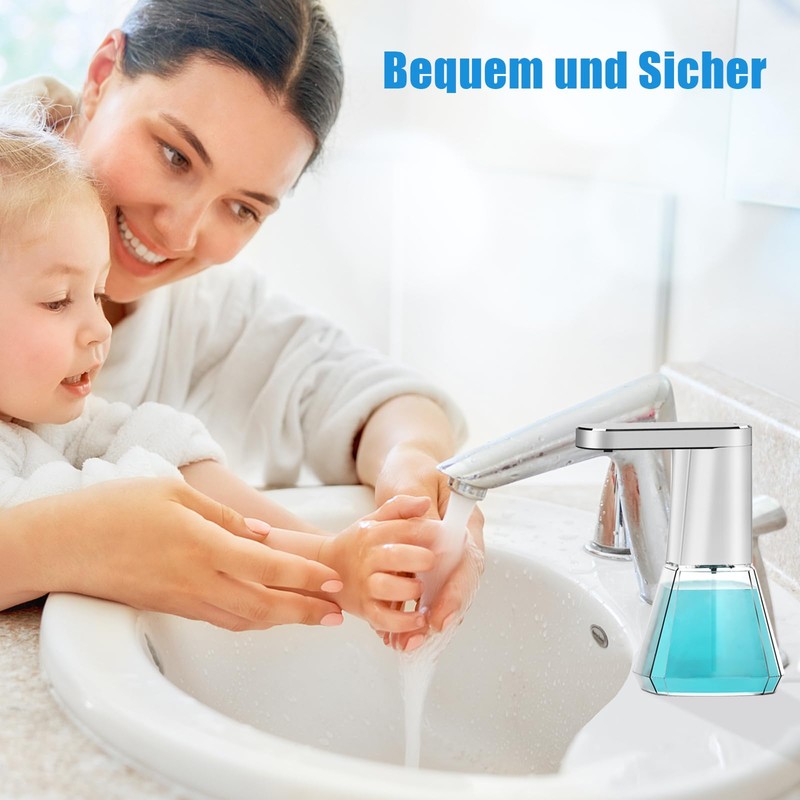 Automatic Soap Dispenser, 400 ml Electric Soap Dispenser with Sensor,