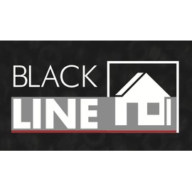 Blackline Carriage Bolts with Hex Nuts and Washers M8 x 80 mm Black Pack of 5