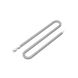 Waitsoul 925 Sterling Silver Cuban Chain Lobster Clasp 3mm Silver Cuban Curb Link Chain Necklace for Women Men Diamond Cut 16-30 Inches(18)