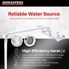 DuraSteel Commercial Kitchen Sink Faucet - No Lead 8" Center