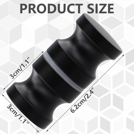 Anseom 1 Pcs Shower Door Handle, Bathroom Doors Knob Round Aluminium Alloy Shower Door Handle Pull Handle knobs, Chrome Door Knobs for Shower Doors Glass Doors (30mm)