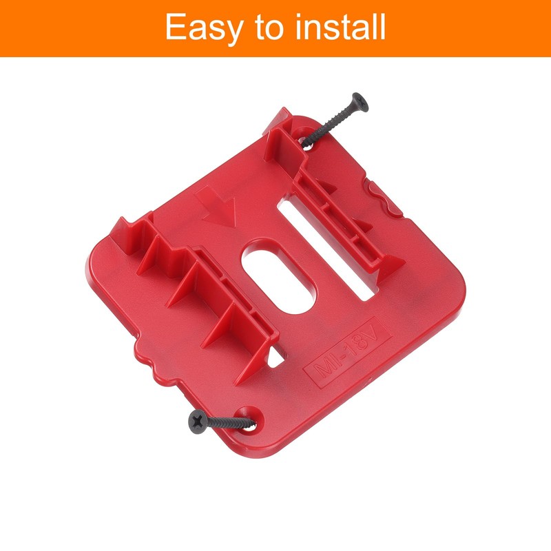 HARFINGTON 20pcs Battery Holder Wall Mount Tool Holder Dock Battery