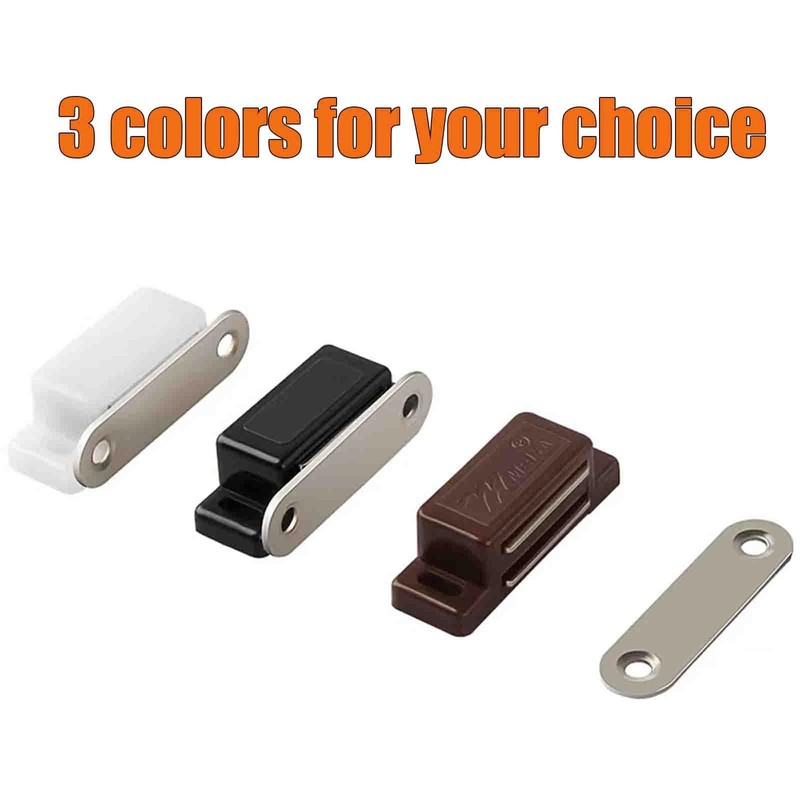 12 Pack Magnetic Door Latches, Heavy Duty Small Latch for
