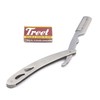 AAPROTOOLS PROFESSIONAL STRAIGHT EDGE RAZOR, DURABLE STAINLESS STEEL BLADE FOR