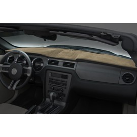 Coverking Custom Fit Dashboard Cover for Select RAM 1500/Pickup Models - Velour (Beige)