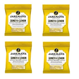 Jakeman's Jakemans Lozenges Honey & Lemon Menthol (Pack of 4)