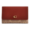Coach Coated Canvas Signature Essential Medium Flap Wallet