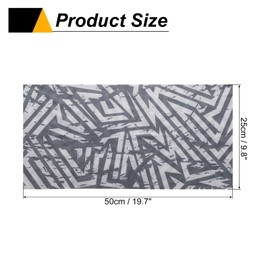 HARFINGTON Summer Cooling Neck Gaiter Sun Protection Face Mask Fishing Neck Gaiter Unisex Sunscreen Breathable Bandana for Hiking Outdoor Sports, Gray