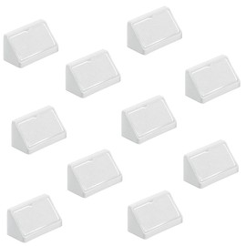 Gedotec Universal Corner Connectors White Body Connector Made of Plastic Furniture Connector with Cover Cap Furniture Fittings Width 44 mm Pack of 20 Cabinet Connectors for Screwing