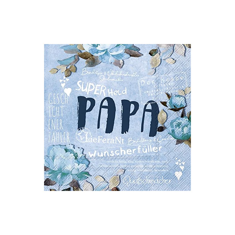 20 Napkins Papa Wish Fulfiller | Sayings | Father's Day