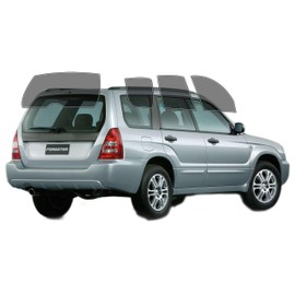AUTOTEK Precut Windows Tint Film All Sides Cars Sun Blocking Protection Privacy Anti Shatter Glass 2 Ply Film Any Tint Shade kit for Subaru Forester 2003-2008