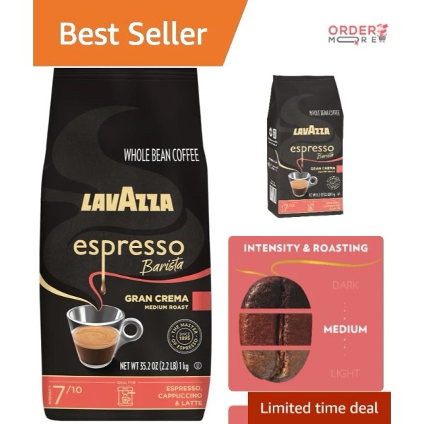 Unbranded Whole Bean Coffee Blend, Medium Roast, Full-Bodied Flavor, 2.2