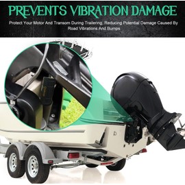 Transom Savers For Outboard Motor, Boat Saver, Outboard Motor Support Saver, Motor Support Reducing Potential Damage Caused By Road Vibrations And Bumps.