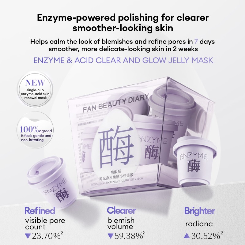 FAN BEAUTY DIARY Facial Mask Skincare ENZYME & ACID CLEAR
