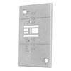 Straight Stitch Needle Plate Professional Replacement Steel Fine Machined Needle