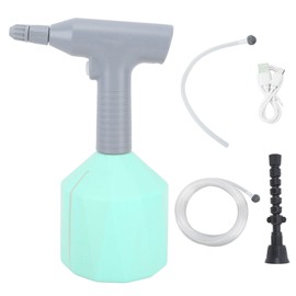Electric Spray Bottle Garden Sprayer Handheld 360 Degrees Rotation Large Capacity Watering Can with Rotation Nozzle Hose 2000mAh Battery for Garden Green