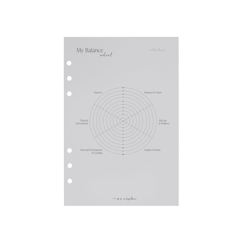 The Head Plan Goals Pack Planner Refills | Filofax A5