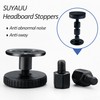 SUYAUU Adjustable Threaded Bed Frame Anti-Shake Tool, 4PCs Headboard Stoppers,