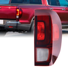 KAMDKI Right Passenger Side Tail Light LED Rear Lamp Compatible for 2017-2023 Honda Ridgeline With Bulbs RH 33500-T6Z-A03 33500T6ZA03