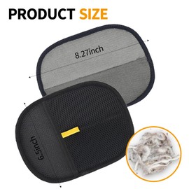 2 PCS Pet Grooming Gloves,Dog Grooming Gloves Reusable Static Charge Technology Cat and Dog Shedding Gloves Gentle Shedding and Bathing Gloves for All Dog Grooming, Deshedding, Washing