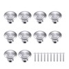 VIPMOON 10 Pack Cabinet Door Knobs Brushed Nickel Round Drawer