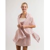 FRAAS Women's stole made of 100% silk, 60 x 180