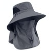 QUANSHENL Safari Hat, UV Protection, Wide Brim, Lightweight, Breathable, Quick