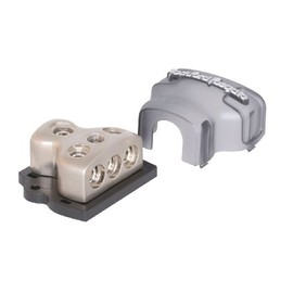 Rockford Fosgate RFD4 1/0 AWG 4 AWG Distribution Block - Platinum